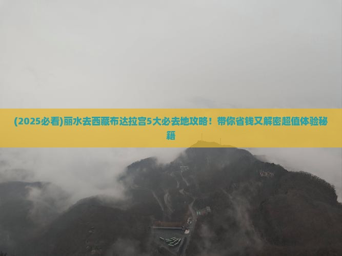 丽水去西藏布达拉宫必去地