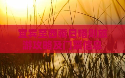 宜宾去西藏日喀则门票