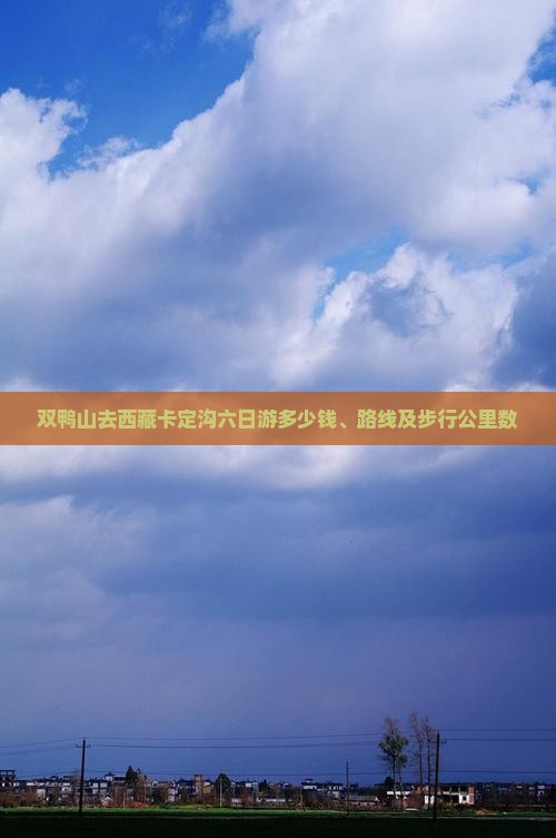 双鸭山去西藏卡定沟六日游