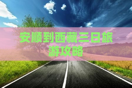 安顺到西藏三日游