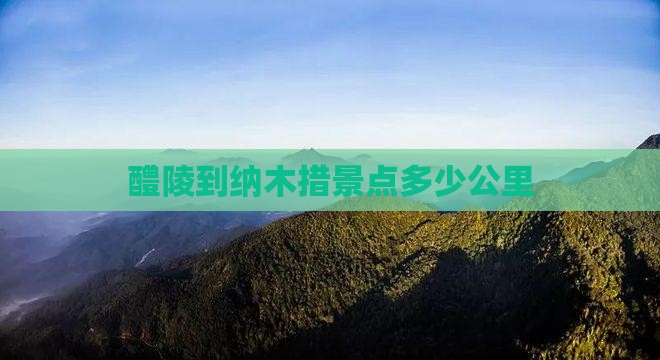 醴陵到西藏纳木措景点
