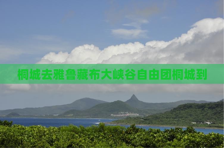 桐城去西藏雅鲁藏布大峡谷自由团