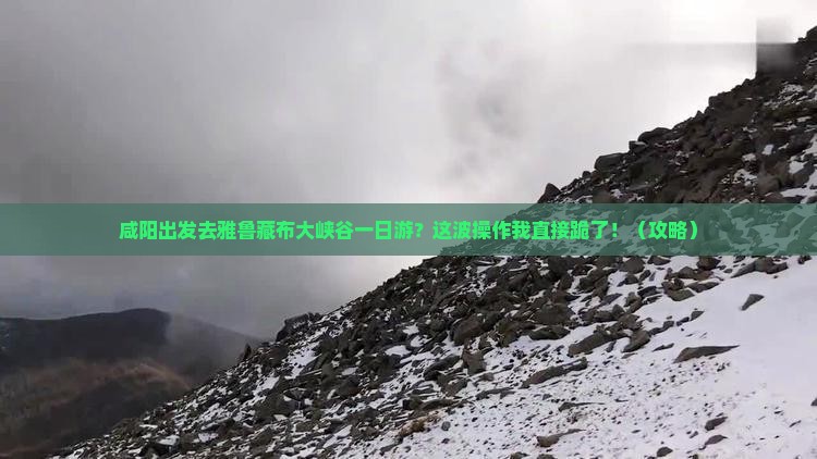咸阳去西藏雅鲁藏布大峡谷一日