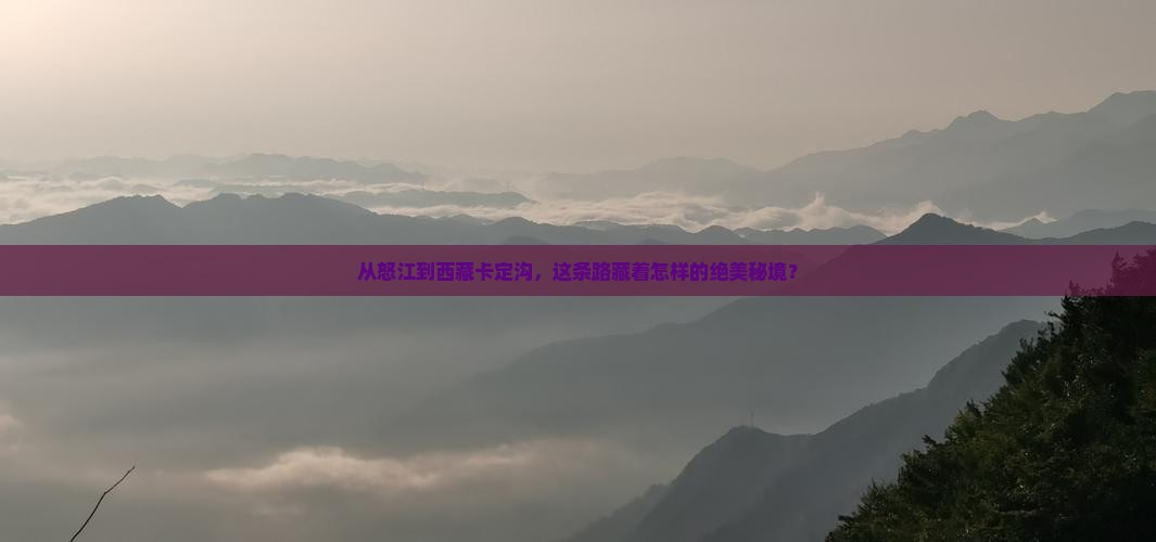 怒江去西藏卡定沟旅行社