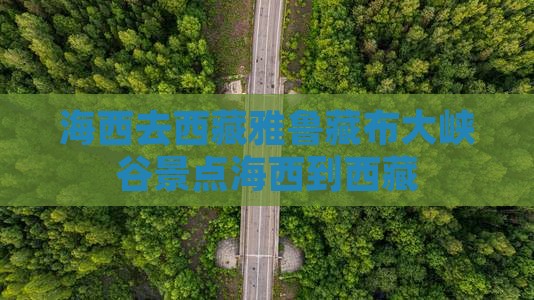 海西去西藏雅鲁藏布大峡谷景点