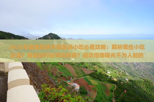 诸城到西藏纳木措旅游小吃
