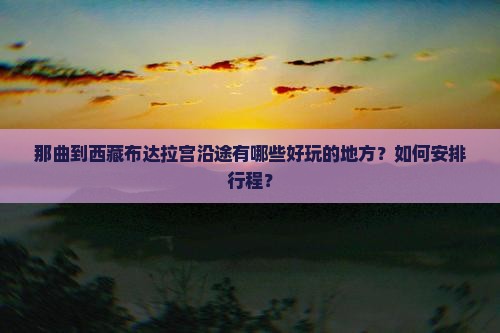 那曲到西藏布达拉宫哪里玩