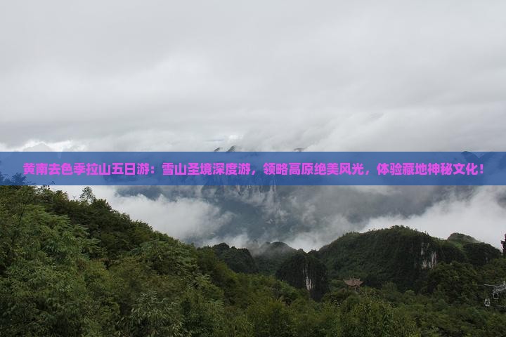 黄南去西藏色季拉山五日游