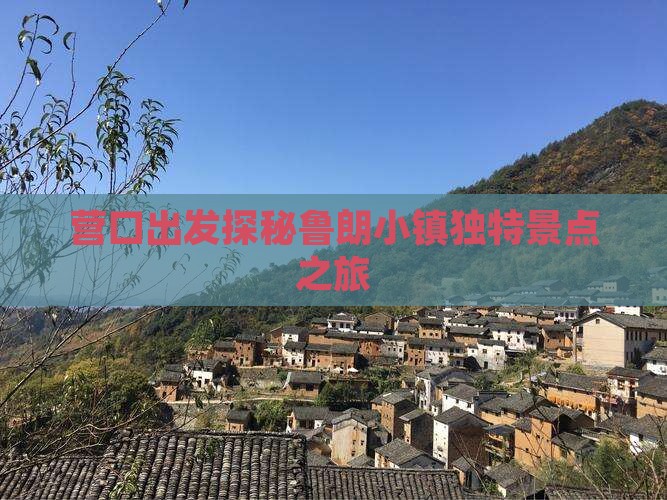 营口出发探秘鲁朗小镇独特景点之旅