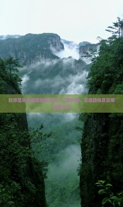 蚌埠至羊卓雍措旅游攻略：门票价格、交通路线及实用信息汇总