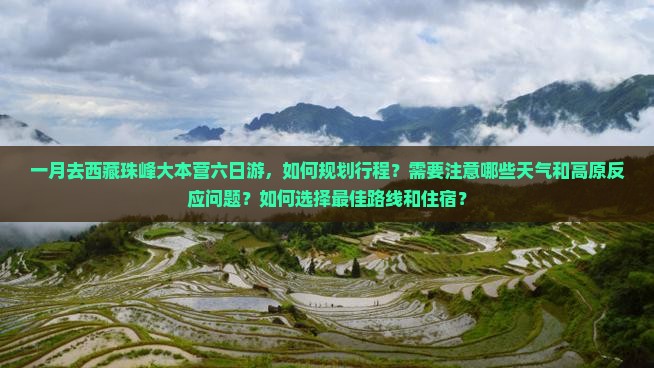 一月去西藏珠峰大本营六日游