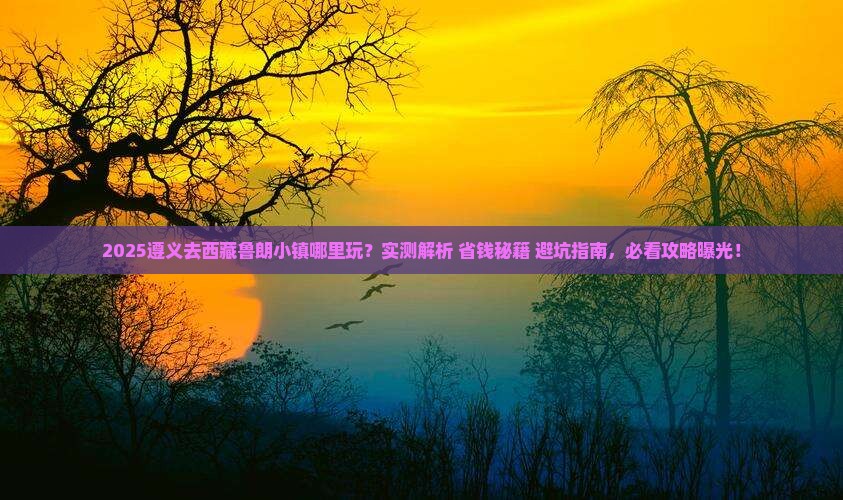遵义去西藏鲁朗小镇哪里玩