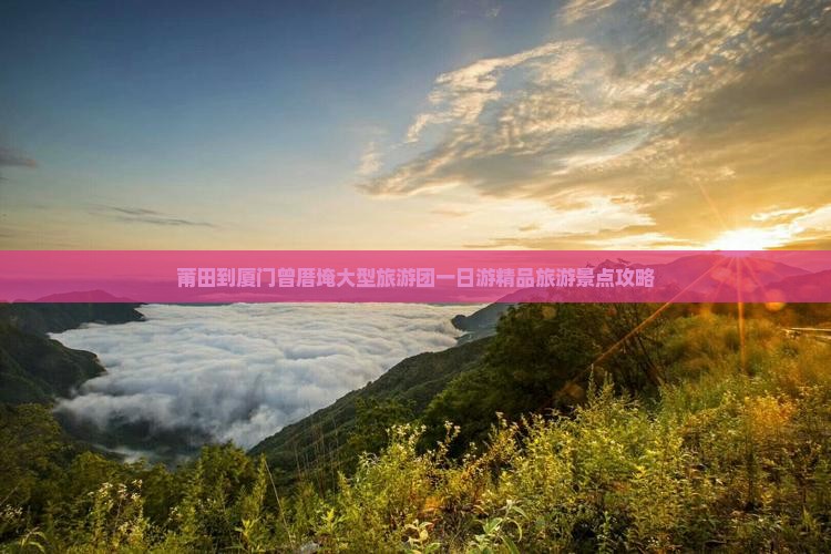 莆田到厦门曾厝埯大型旅游团一日游精品旅游景点攻略