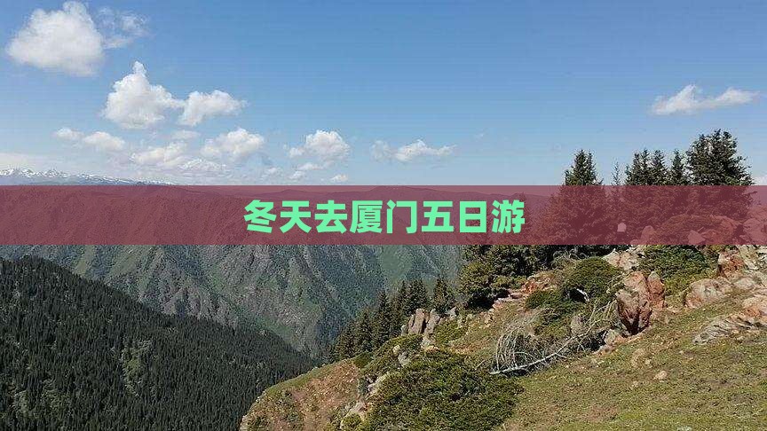 冬天去厦门五日游