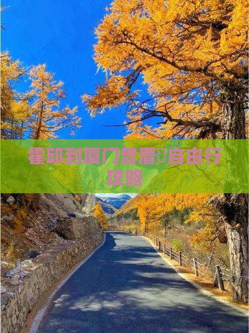 霍邱到厦门曾厝垵自由行攻略