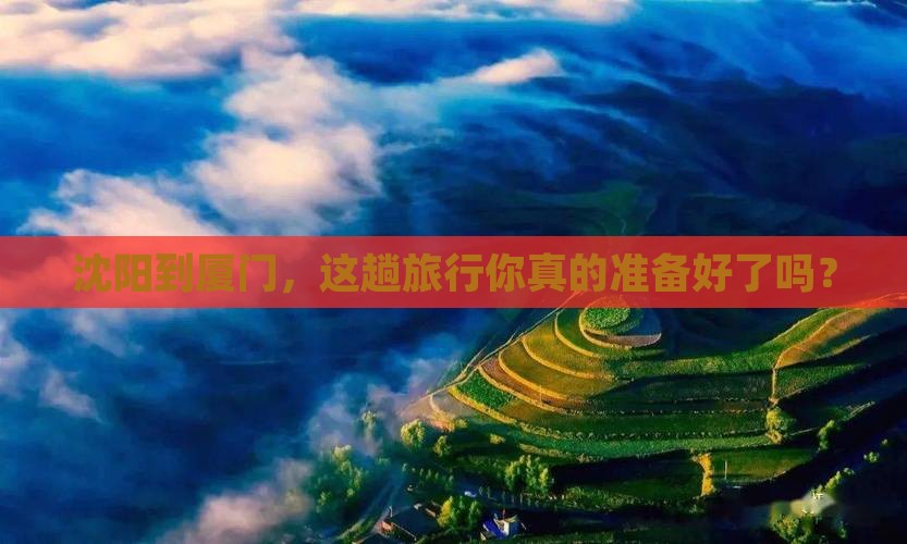 沈阳去厦门攻略