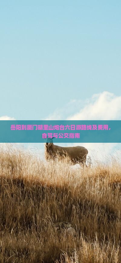 岳阳到厦门胡里山炮台六日游