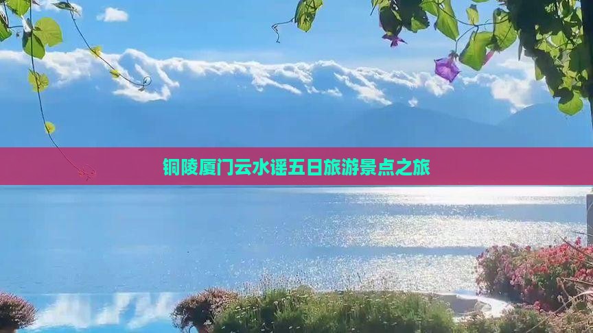 铜陵去厦门云水谣五日游