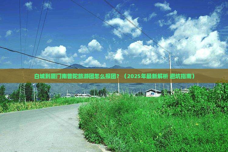 白城去厦门南普陀大型旅游团