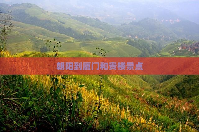 朝阳到厦门和贵楼景点