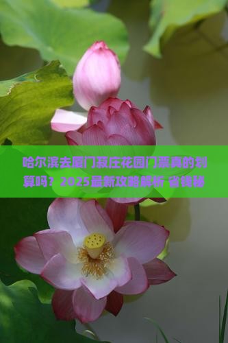 哈尔滨去厦门菽庄花园门票