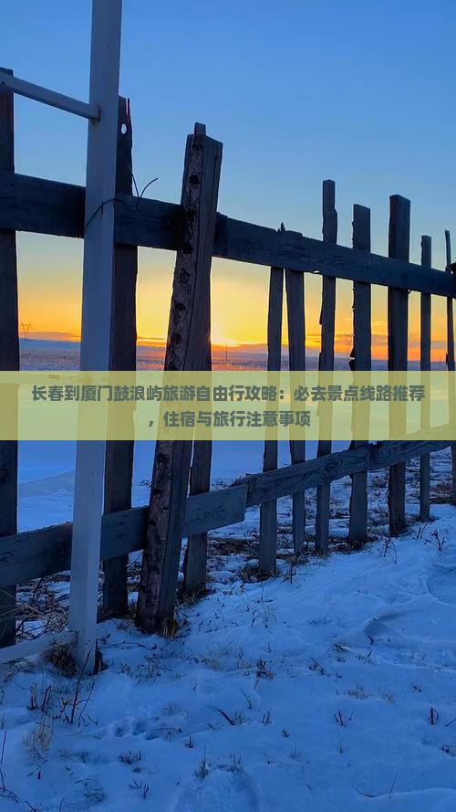 长春到厦门鼓浪屿旅游自由行攻略：必去景点线路推荐，住宿与旅行注意事项