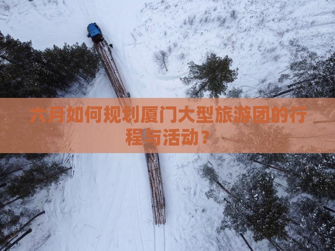 六月如何规划厦门大型旅游团的行程与活动？