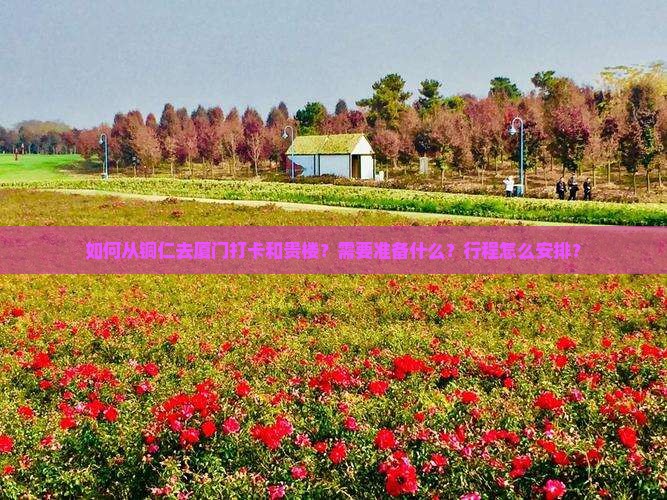 如何从铜仁去厦门打卡和贵楼？需要准备什么？行程怎么安排？