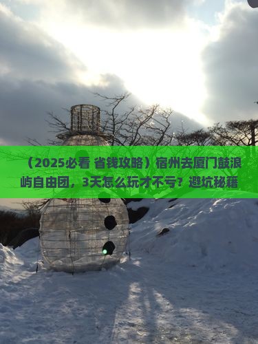 宿州去厦门鼓浪屿自由团