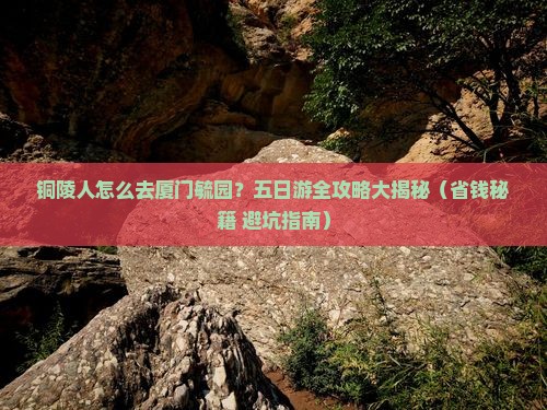 铜陵到厦门毓园五日游