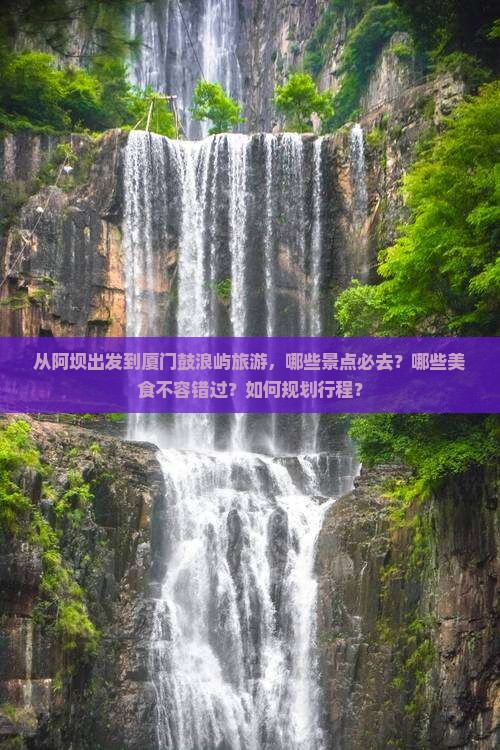 从阿坝出发到厦门鼓浪屿旅游，哪些景点必去？哪些美食不容错过？如何规划行程？