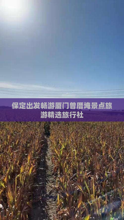 保定出发畅游厦门曾厝埯景点旅游精选旅行社