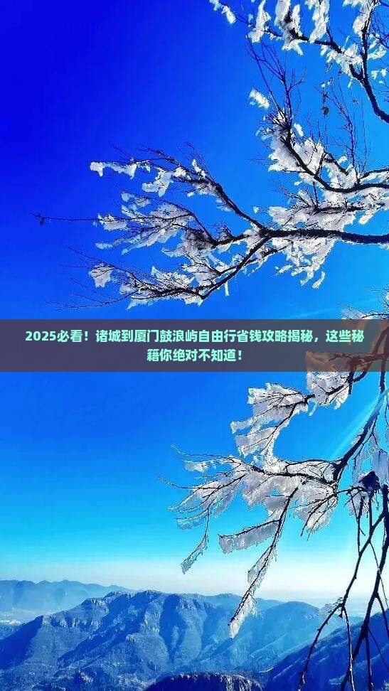 诸城到厦门鼓浪屿自由行