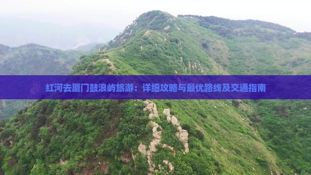红河去厦门鼓浪屿旅游：详细攻略与最优路线及交通指南