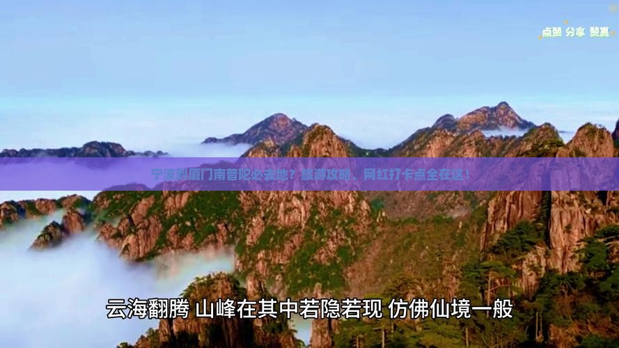 宁波到厦门南普陀必去地？旅游攻略、网红打卡点全在这！