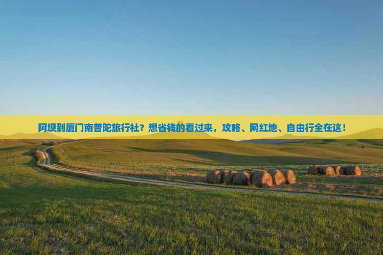 阿坝到厦门南普陀旅行社？想省钱的看过来，攻略、网红地、自由行全在这！