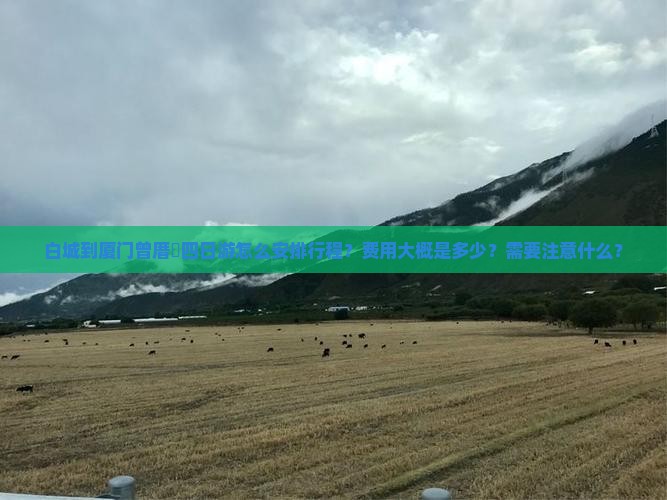 白城到厦门曾厝垵四日游怎么安排行程？费用大概是多少？需要注意什么？