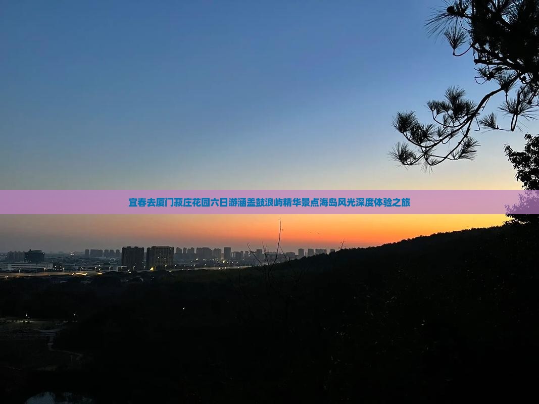 宜春去厦门菽庄花园六日游涵盖鼓浪屿精华景点海岛风光深度体验之旅