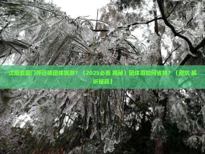沈阳去厦门怀远楼团体旅游