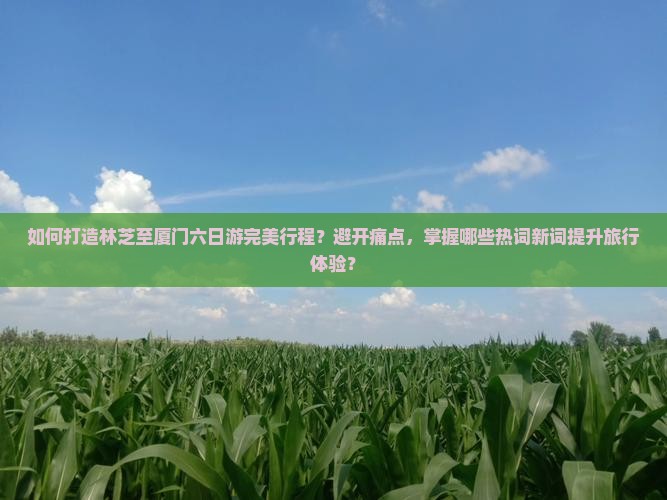 如何打造林芝至厦门六日游完美行程？避开痛点，掌握哪些热词新词提升旅行体验？