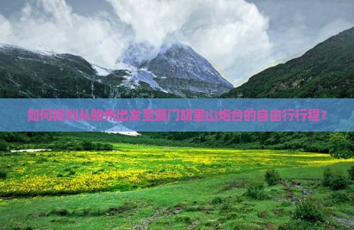 如何规划从赣州出发至厦门胡里山炮台的自由行行程？