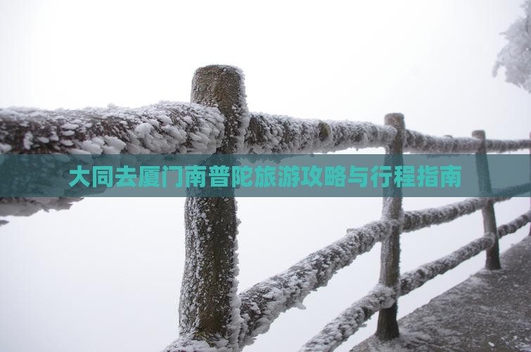 大同去厦门南普陀旅游