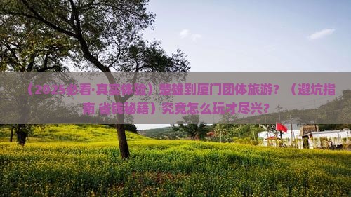楚雄到厦门团体旅游
