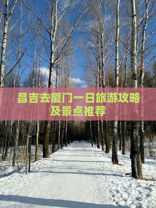昌吉去厦门一日