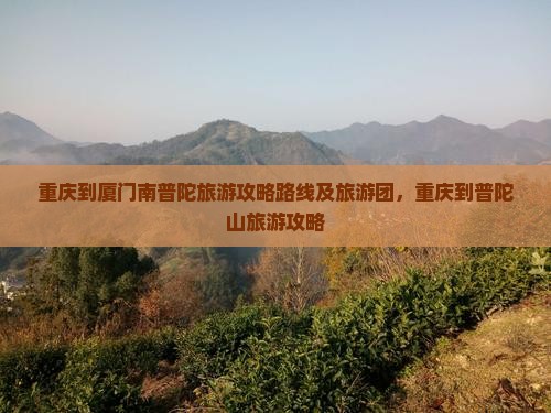 重庆到厦门南普陀旅游