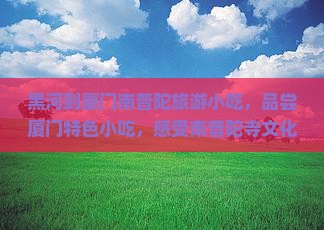 黑河到厦门南普陀旅游小吃 黑河到厦门南普陀旅游小吃