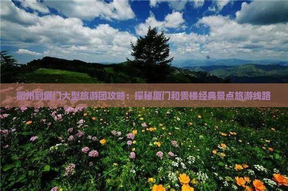 衢州到厦门大型旅游团攻略：探秘厦门和贵楼经典景点旅游线路