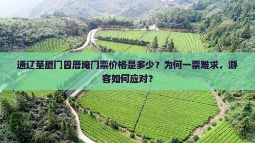 通辽至厦门曾厝埯门票价格是多少？为何一票难求，游客如何应对？