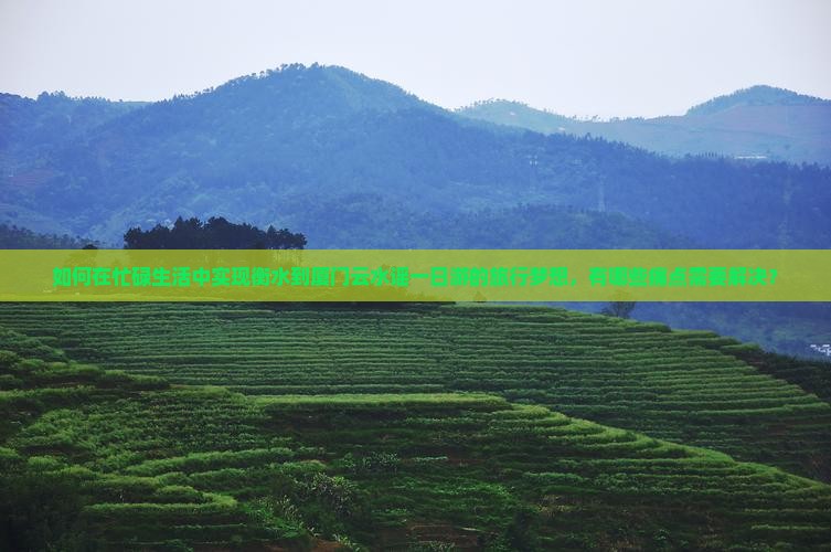 如何在忙碌生活中实现衡水到厦门云水谣一日游的旅行梦想，有哪些痛点需要解决？