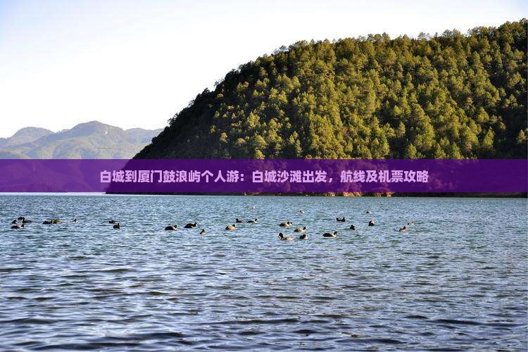 白城到厦门鼓浪屿个人游：白城沙滩出发，航线及机票攻略